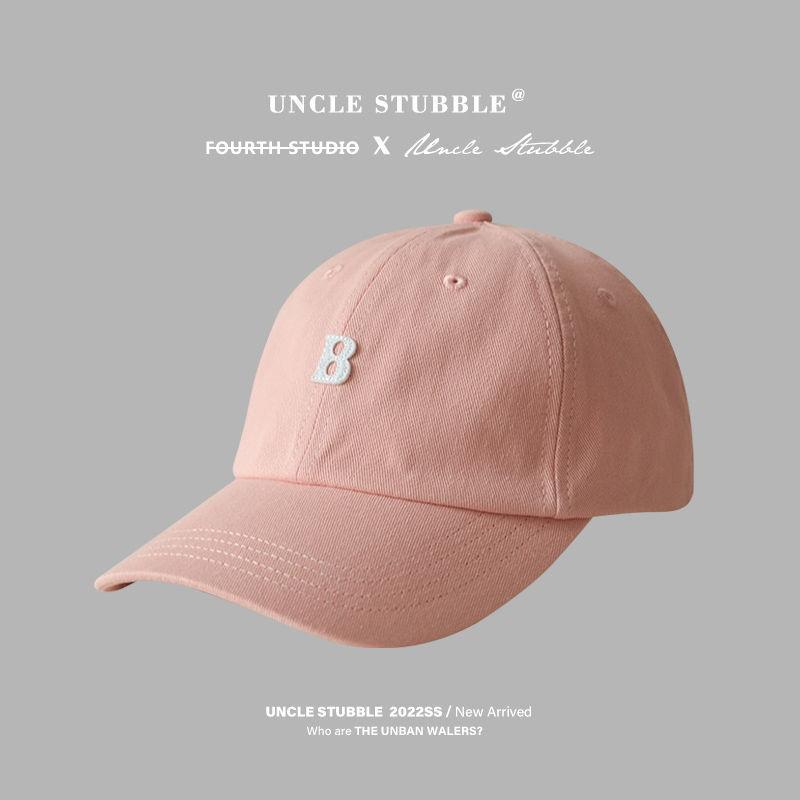 New Hat Baseball Hat for Women In Summer Thin Korean Style Versatile Face Showing Small Curved Brim Letter Baseball Cap