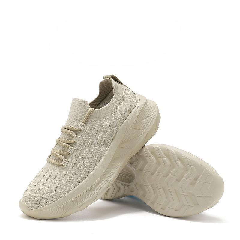 

High Quality Unisex Running Shoes New Men s Women s Autumn Hot Selling Sneakers Thick Soled Cushioned Casual Shoes Size 36-45 36 бежевый
