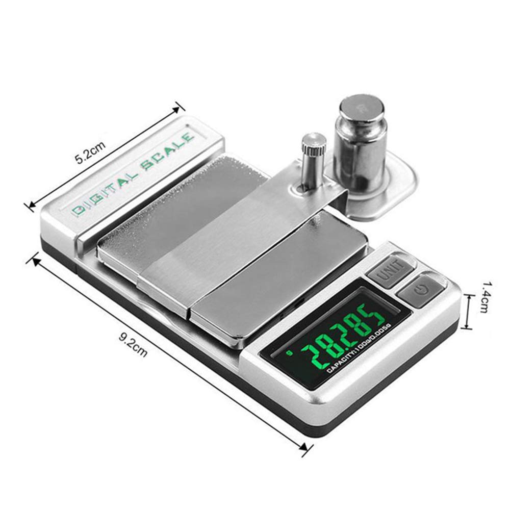 Digital Stylus Pressure Gauge for LP Record High Up to 100g Players, Turntables, 0.005g Accuracy,
