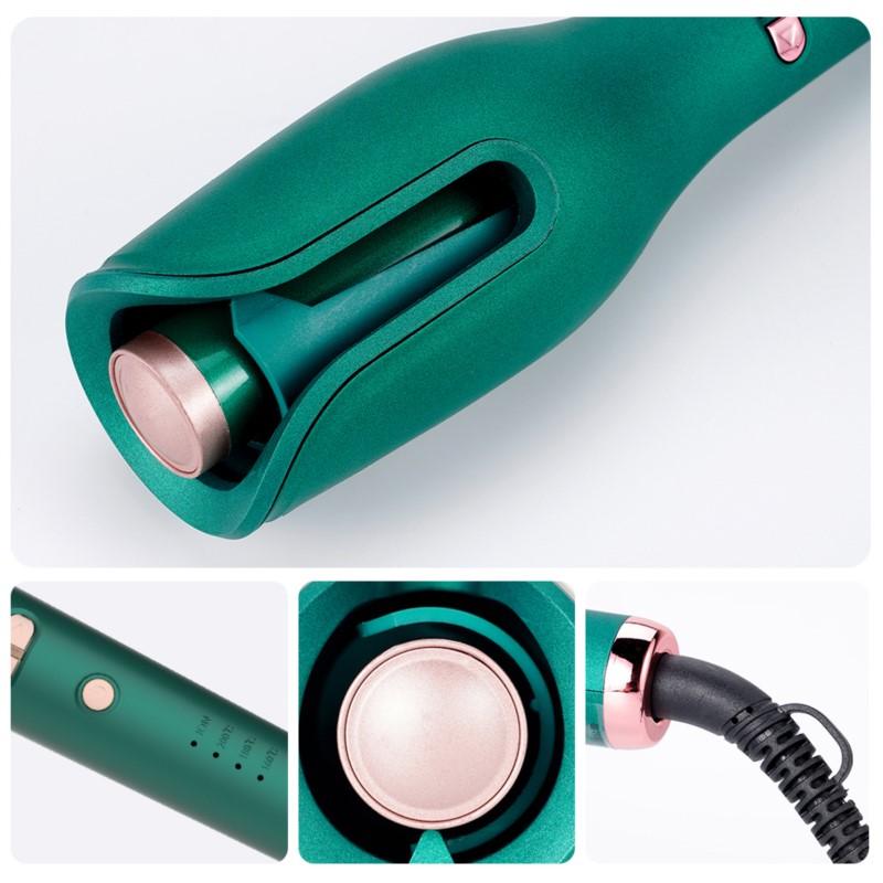 Hair Curler Button Curling Iron Negative ion Ceramic Rotating Wave Magic Hair Roller Spin Wand Hair Styling Tool