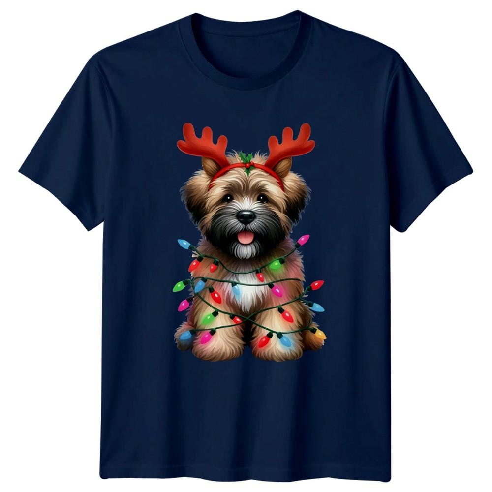 Christmas Dog Holiday Festive Unisexs TShirt Unisexs Tee Graphic Unisex Top