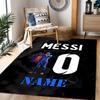 Messi's Celebration Moment Personalized Name Carpet Design for Dining Room Decorate room Hallway Kitchen Anti-slip Rug Anime Office Decor
