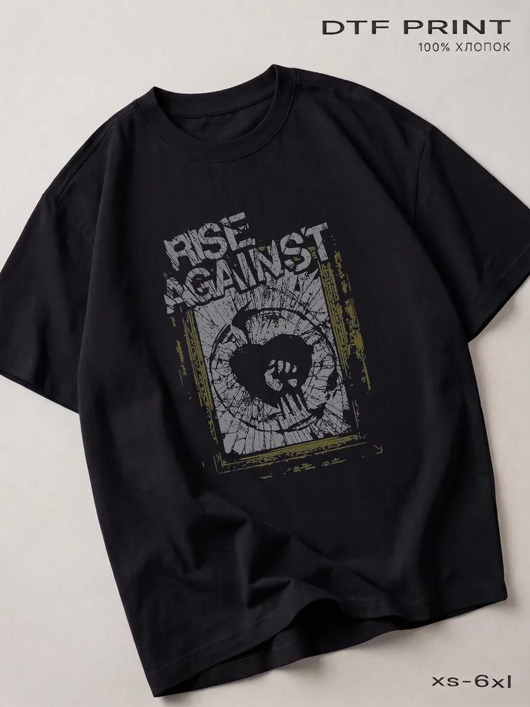 T-shirt Noir Rise Against, Punk Back in