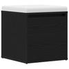 Dresser in Black Oak Look 40.5 x 40 x 40 cm Particleboard