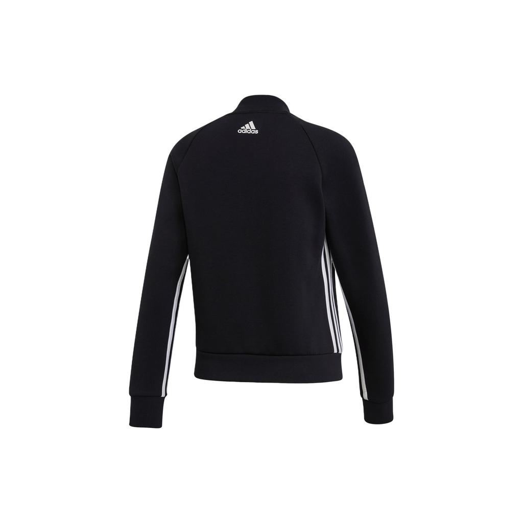 (WMNS) Adidas Must Haves 3-Stripes Track Jacket Asia Sizing 'Black' Women's DX7971