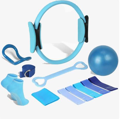 Body Shaping Tools Pilates  Yoga Balls  Yoga Rings Stretching Bands Resistance Bands Yoga Socks Fitness Set of Five Pieces