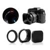 Mirrorless Camera Lens Hood, Aluminum Build Various Size Prevents Lens Ghosting 37/39/40.5/46/43/49mm
