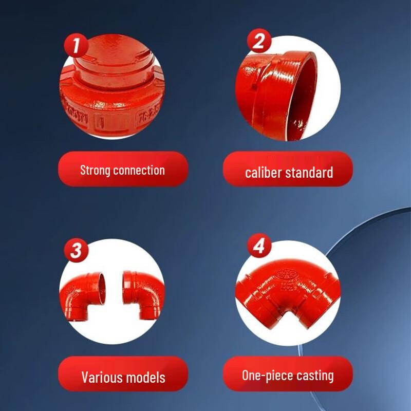 Firefighting Grooved Elbow