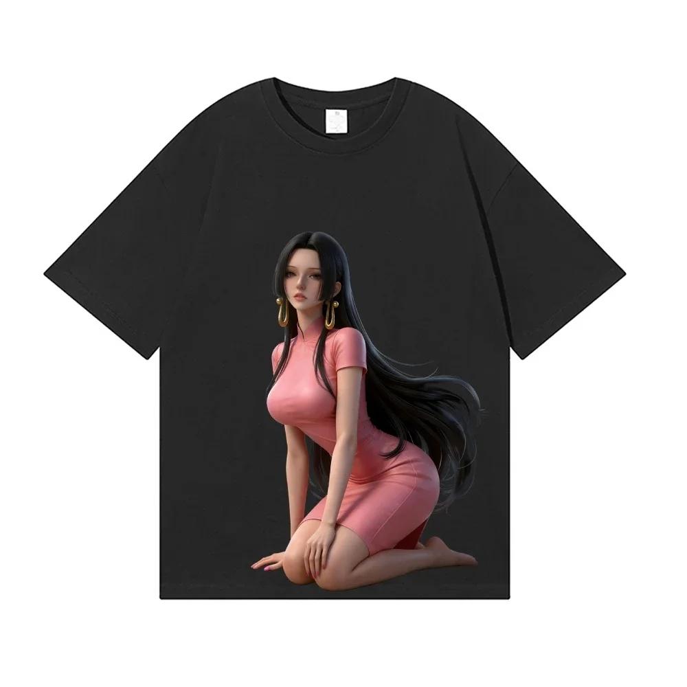 One Piece Hancock Japanese Style Classic Tee Highquality Streetwear Unisexs Clothing And Unisexs T Shirt
