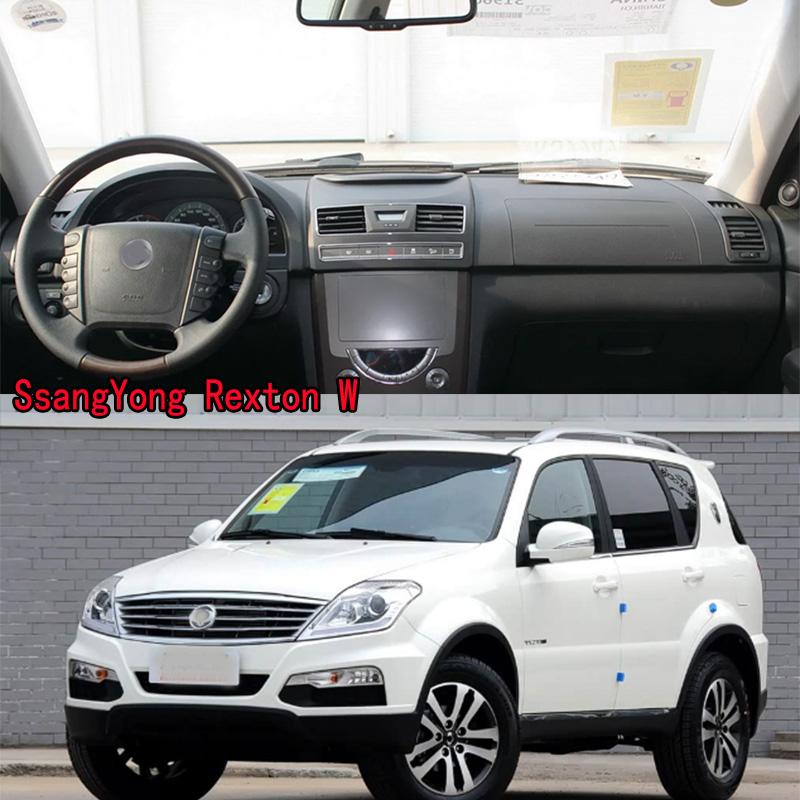 For 2012-2016 SsangYong Rexton W 200 Dashmat Dash Mat Dashboard Cover Instrument Panel Sunscreen Pad Ornaments