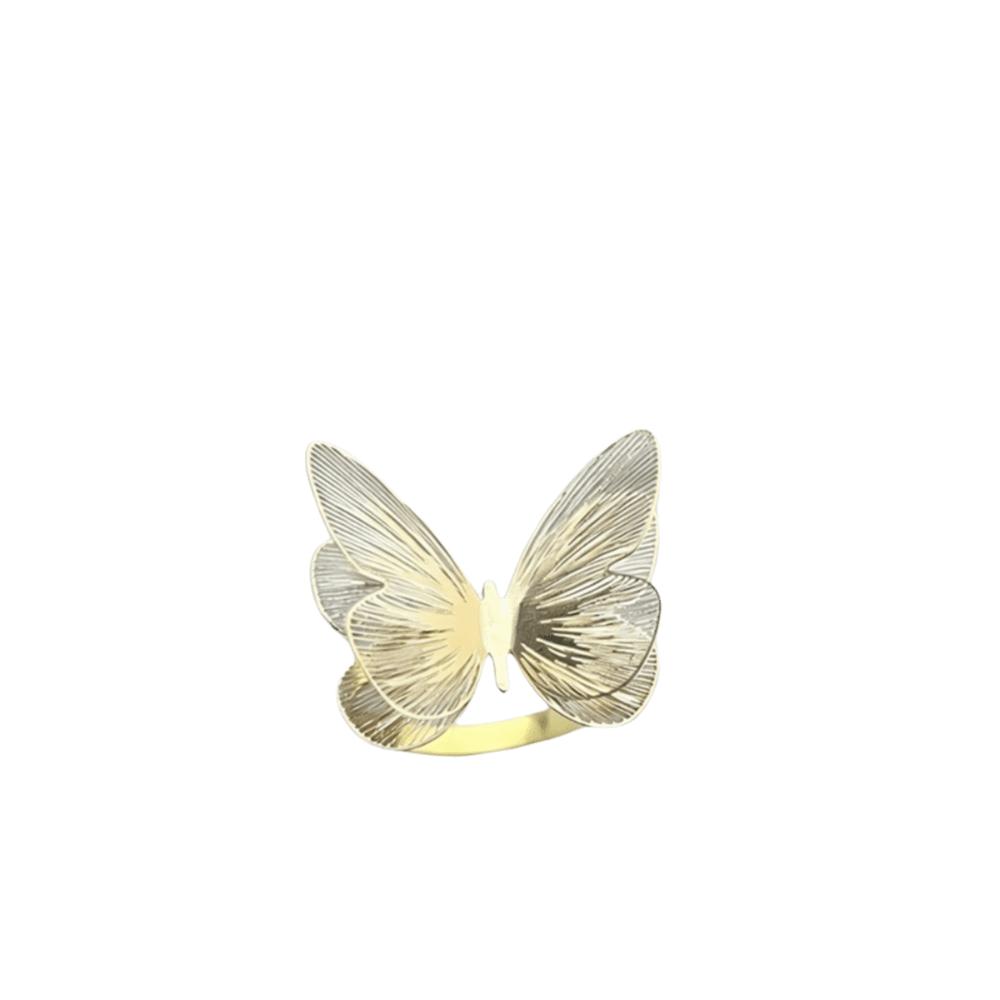1PC Hollow Butterfly Napkin Holder Waterproof Dinnig Table Decoration Elegant Napkin Ring