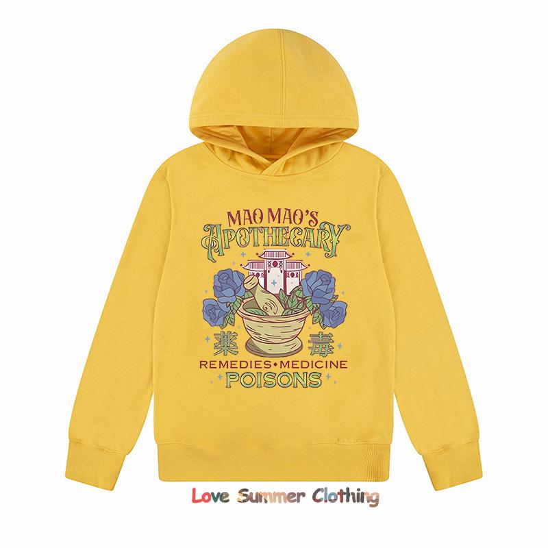 The Apothecary Diaries Hoodie for Girls Age 4-14 HD Print boys Pullover Casual Girls Sweatshirt Fall Many Colors Bulk Discount