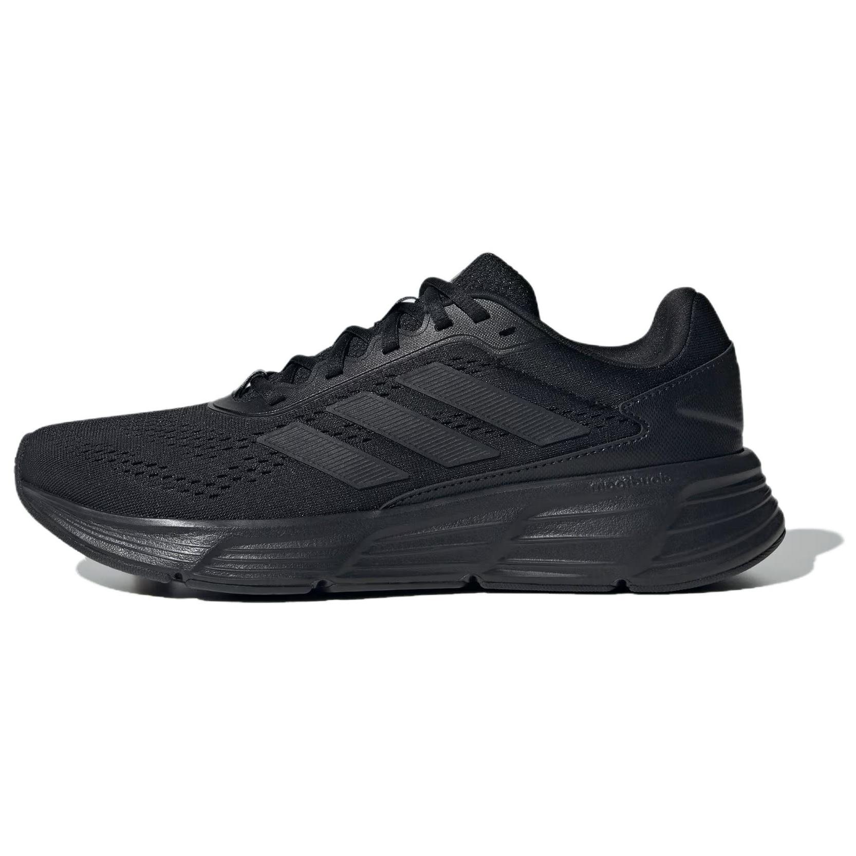 

Adidas Galaxy Step Comfortable Versatile PU Fabric Synthetic Leather Durable Low-Top Running Shoes Unisex Sneakers Black JP6189 42