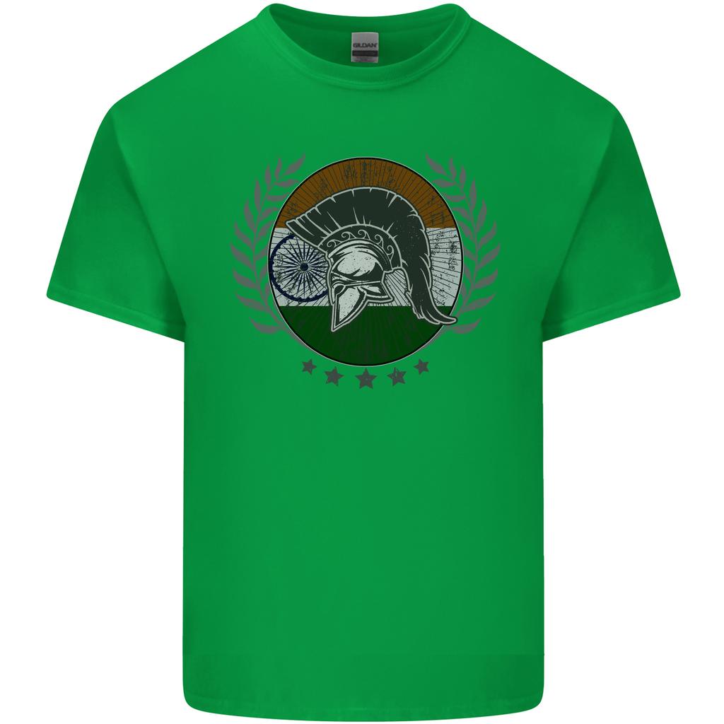 India Bodybuilding Flag Gym Training Indian Unisexs Light Cotton TShirt