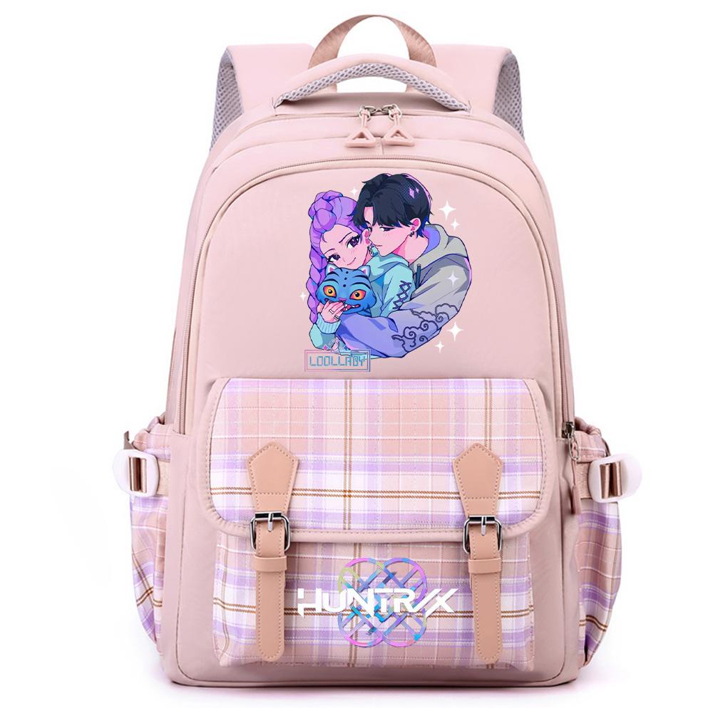Rucsac Anime Desen Animat K-Pop Imprimat Capacitate Mare pentru Adolescent Student Fată Băiat Ghiozdan Rucsac Femei Capacitate Mare Impermeabil Geantă de Voiaj Cadou Copil