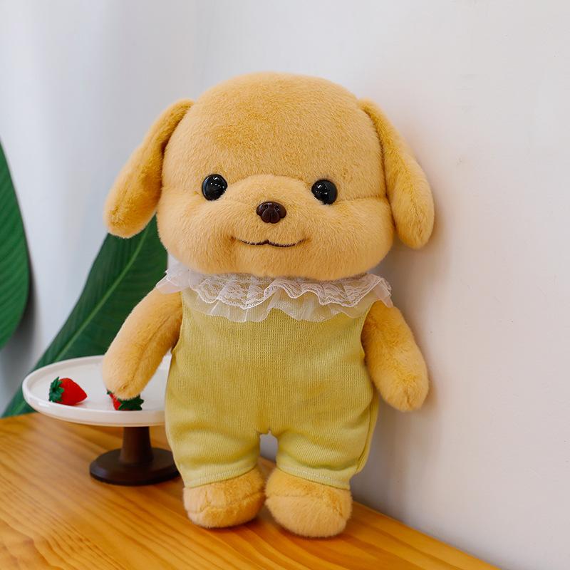 

Doll toy plush cute poodle baby doll family puppy dog persian cat birthday gift 35cm（0.25kg）