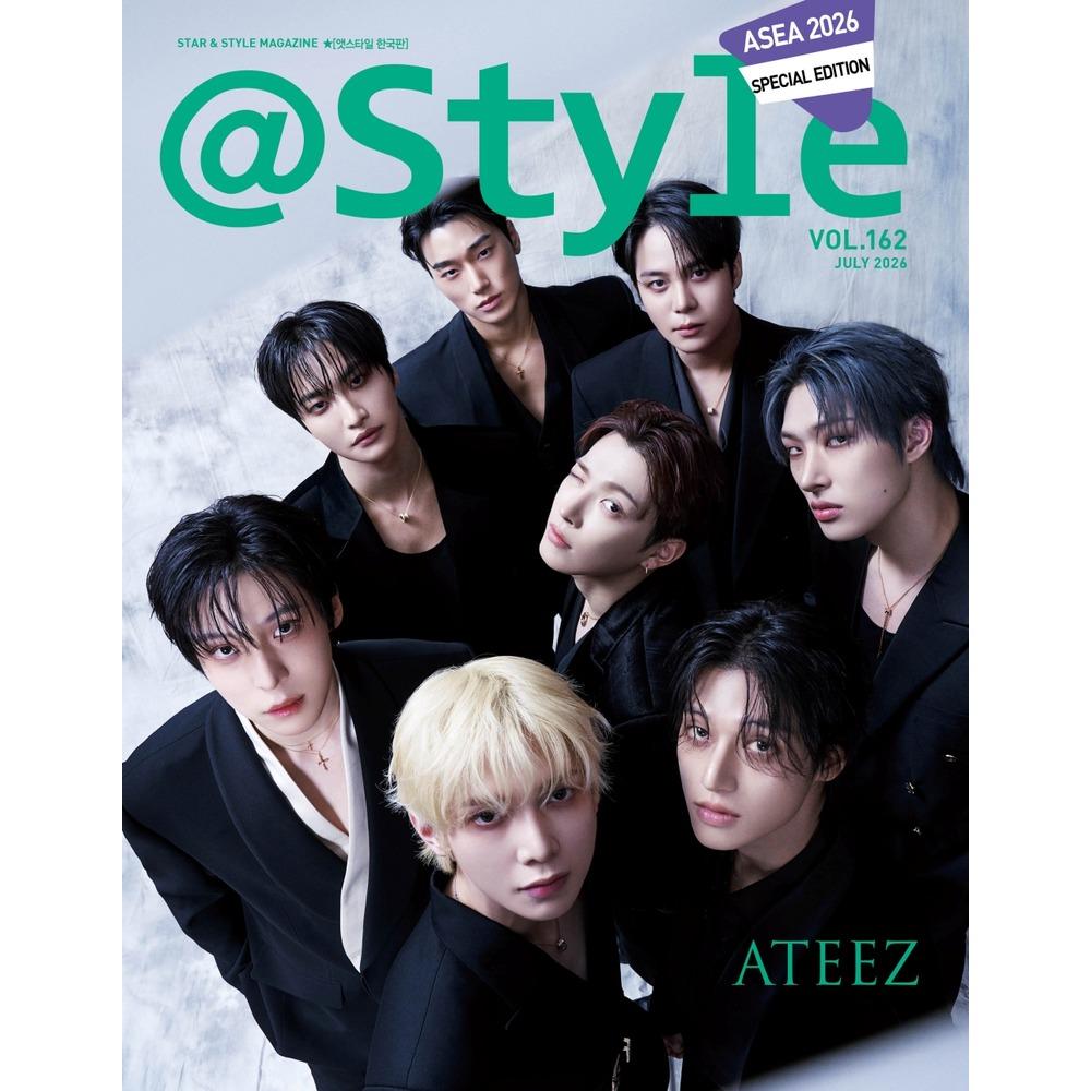 [Предзаказ] @style 2026.07 (ATEEZ, ENHYPEN, &TEAM) Выбор версии Официальный K-POP журнал