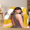 Cute Aitana Spanish Singer Flannel Blanket Soft Warm Blanket Throw Blanket for Bedroom Living Room Bed Travel Picnic Gift Kids