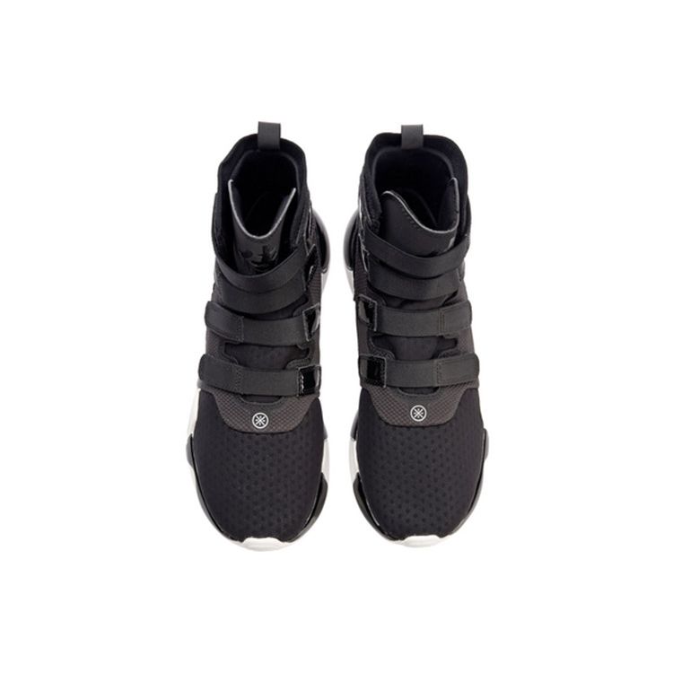 Li-Ning Wade Samurai Scarpe da Basket Retro High-Top Tessute Ammortizzanti Monopezzo Uomo sneakers Nero AGWN021-1