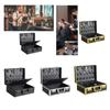 Hairdressing Tools Barber Supplies Case with Handle Convenient Hairdresser Carry Case Hairdresser Suitcase Travel Code Case
