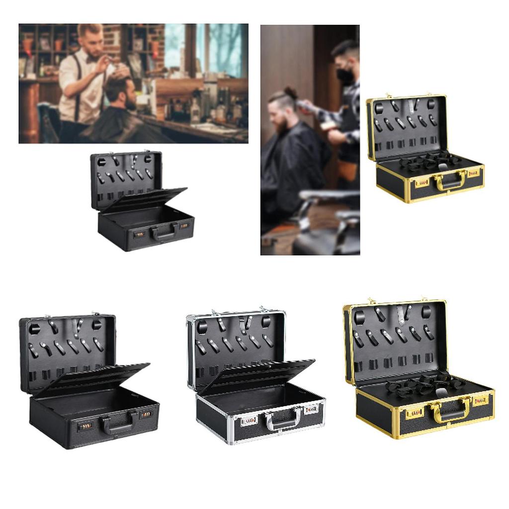 Hairdressing Tools Barber Supplies Case with Handle Convenient Hairdresser Carry Case Hairdresser Suitcase Travel Code Case