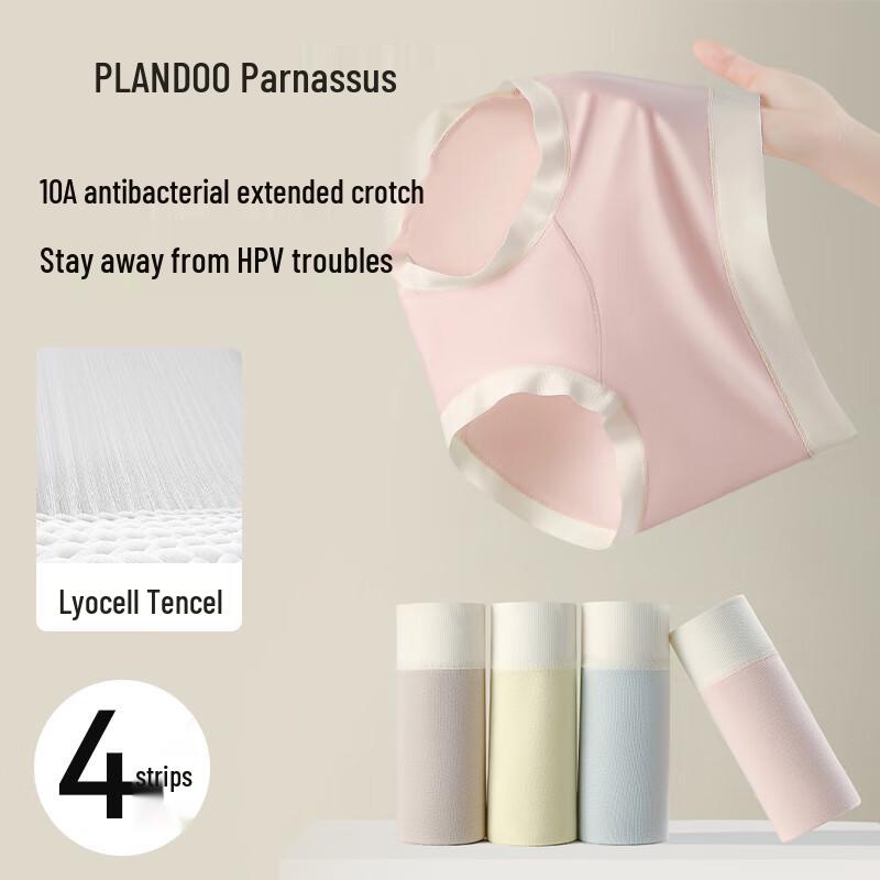 

Palando Women s Anti-HPV Antibacterial Lyocell High-Waist Underwear XL
