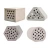Honeycomb House Mason Bee Habitat Multiple Shapes Plastic Insect House Waterproof Garden Decor for Pollinators Organic Gardening Accessory
