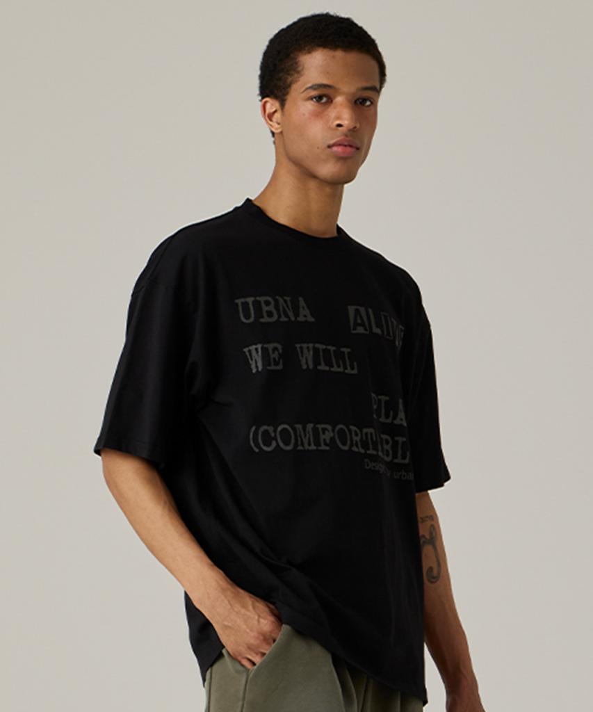 URBANAGE [2Pack] Alive Oversized Short Sleeve 4 Colors (Type B)