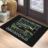 Vintage Mechanical Carpet Mat Rug Crocodile Plane Surreal Desert UFO Home Decoration Creative Retro Floor Mat Welcome Mat