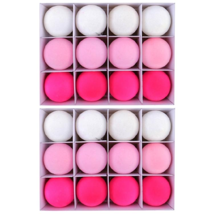 Set of 24 Christmas Tree Baubles Colorful Ornament for Indoor and Outdoor Use Festival Party Decoration Supplies