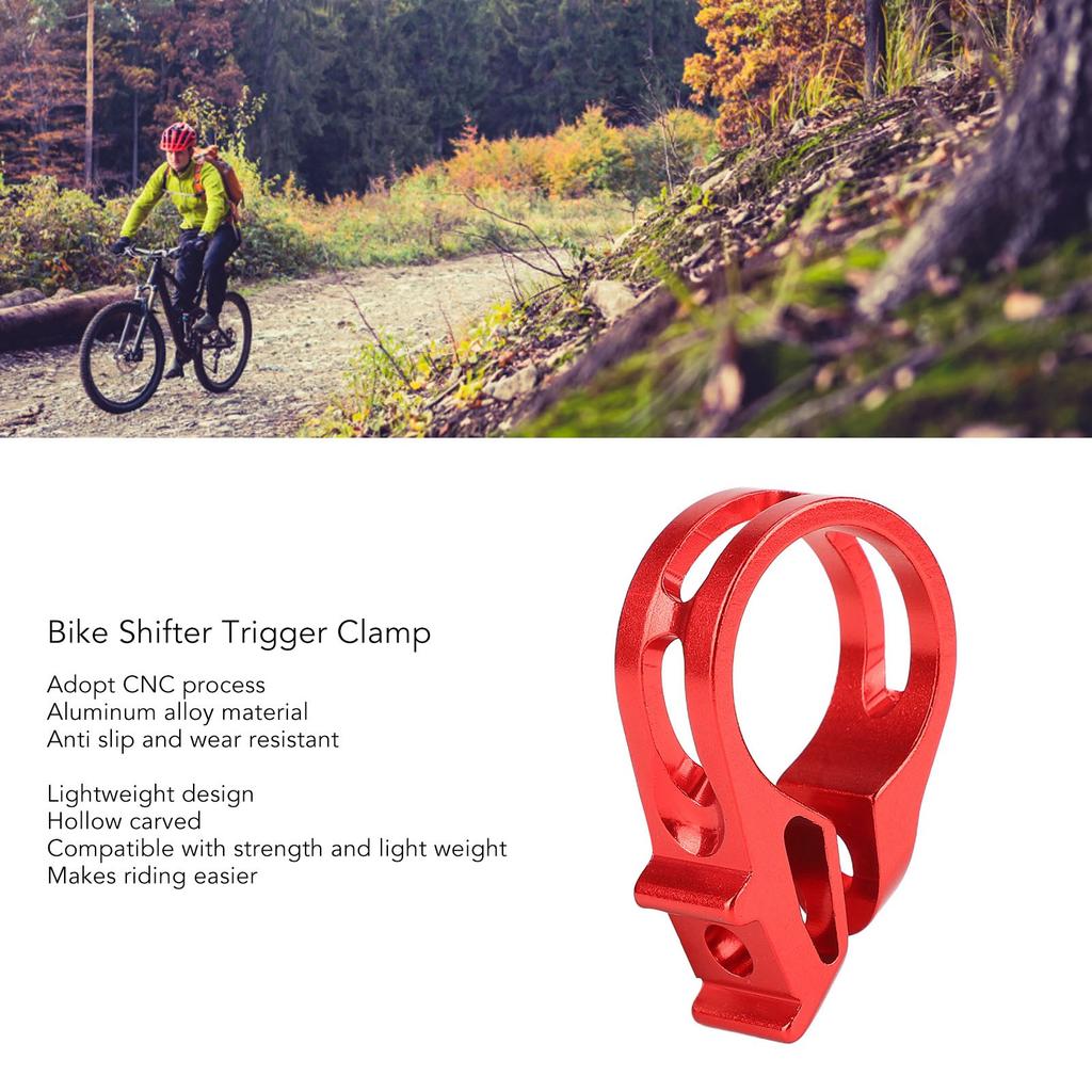Bike Shifter Trigger Clamp Aluminum Alloy Anti Slip Wear Resistant Bike Accessories for X7 X9 X0 XX XO1 XX1