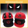 Adjustable Baseball Deadpool Cap Flat Brim Hat Accessory Decorations