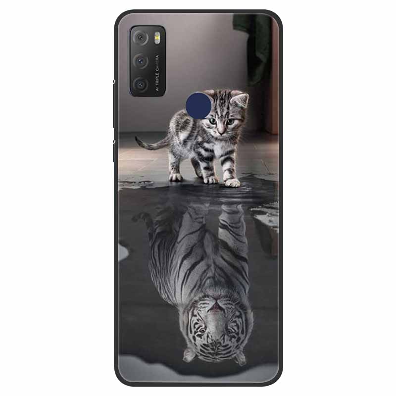 For TCL 20Y Case Shockproof Silicone Soft Phone Back Cover For TCL 20E 6125F Case TPU Bumper Coque For TCL20Y TCL20E 20 Y Funda