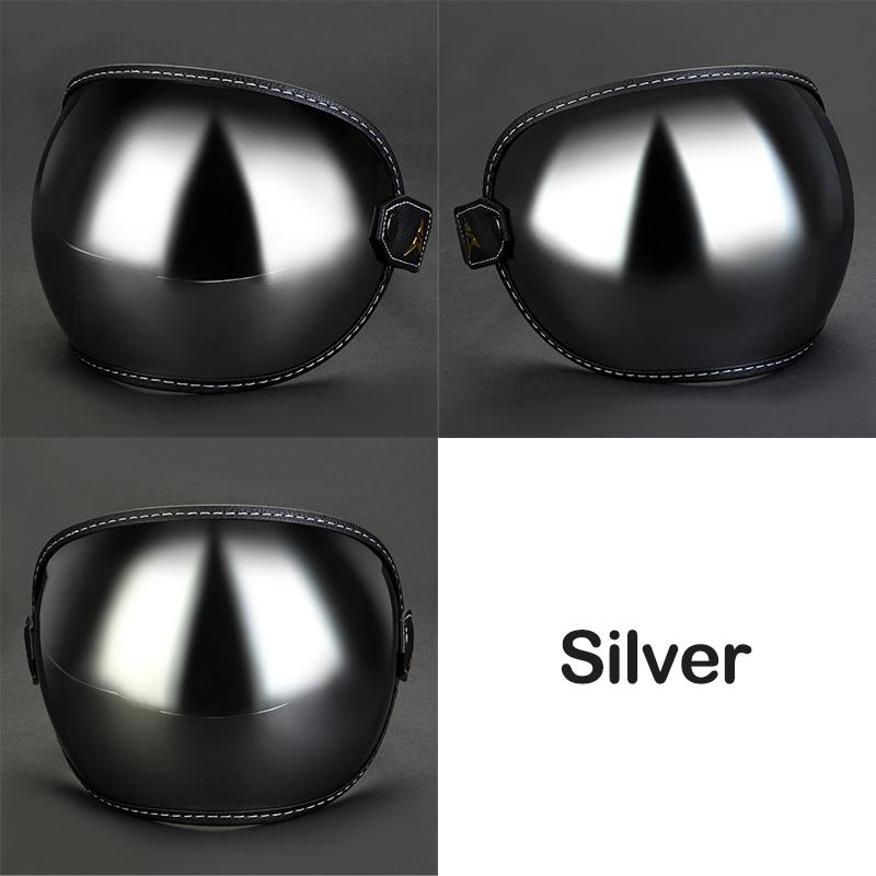 Universal Motorcycle Vintage Helmet Bubble Shield Visor Sunglasses Goggles Accessories Fit All Vintage Retro Open Face Half