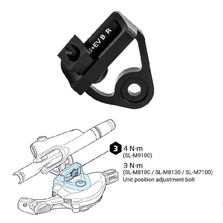Aluminium Fahrradadapter Umrüstausrüstung für M9100/M8100/M7100/M6100 Bremsschaltsystem Wartung Reparatur Konverter