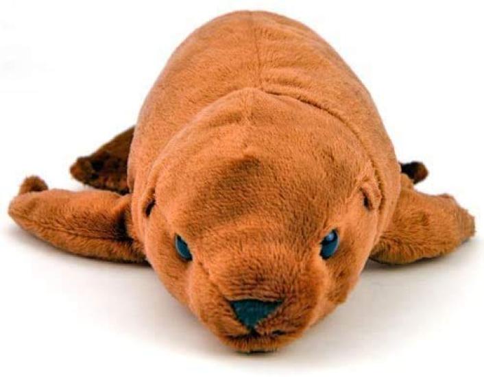 Carolata Sea Lion Plush Toy (Nestling SeriesSoft To the Touch) Realistic Animal Toy Doll Gift Present Birthday (Checked Twice)  Christmas Christmas