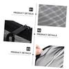 No-brand nylon black mesh cosmetic pouch set 10 zipper transparent design convenient storage organizer travel toiletry bag.
