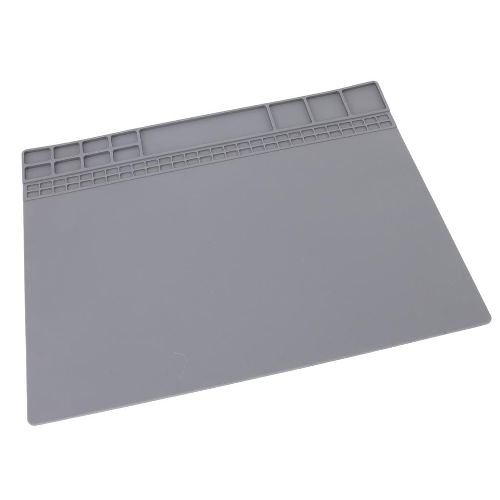 Heat Insulation Silicone Work Mat Multifunctional Non Slip 932 Degrees F High Temperature Proof Repair Work Mat for