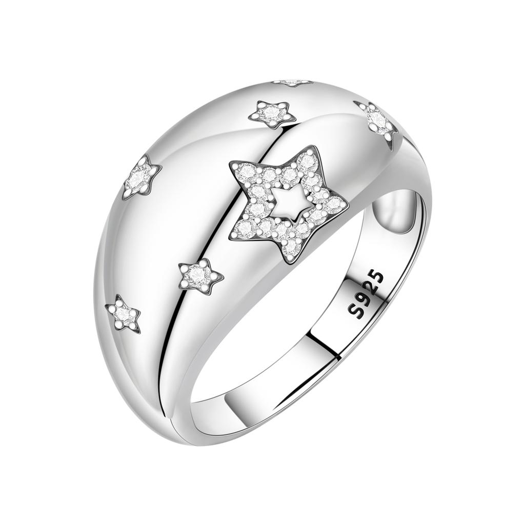 925 Silver Rainbow Colorful Zircon Closed Ring For Women Valentine's Birthday Fine Gifts Wedding Jewelry Accessories