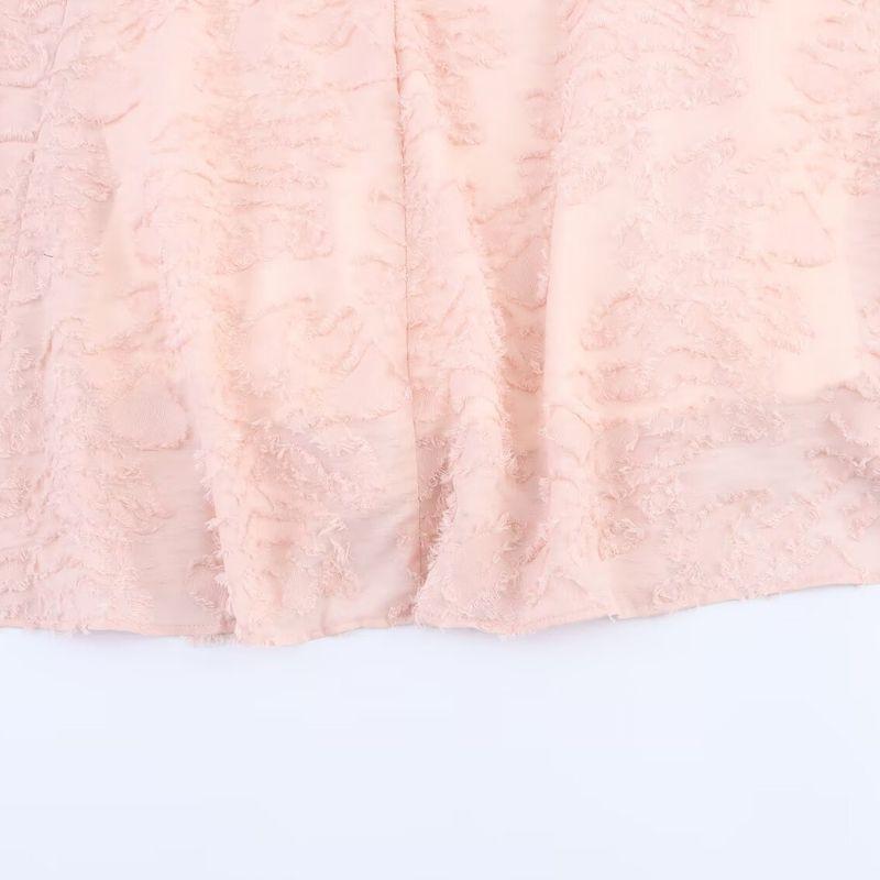 Jnleaog Spring New Arrival Women's Clothing Fashion French Fashion Design Texture Hanging Collar Dress 3079649