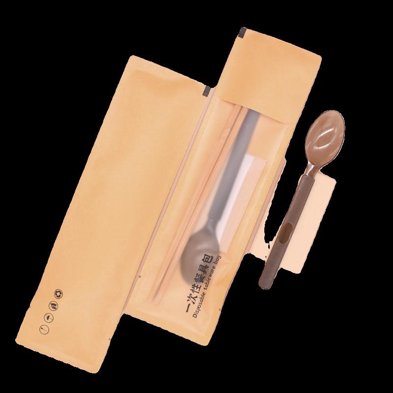 Disposable Plastic Cutlery Set for Takeout (100 Sets)