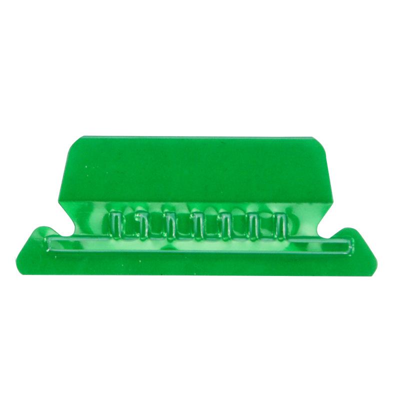 A4 Transparent Plastic Hanging File Folder with Clip Fastener