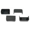 Parts Rail Anti-kick Rubber Plug 4 Pcs Accessories Black For Tesla-Model Y 3 Rear Seat Replacement Slide Brand New