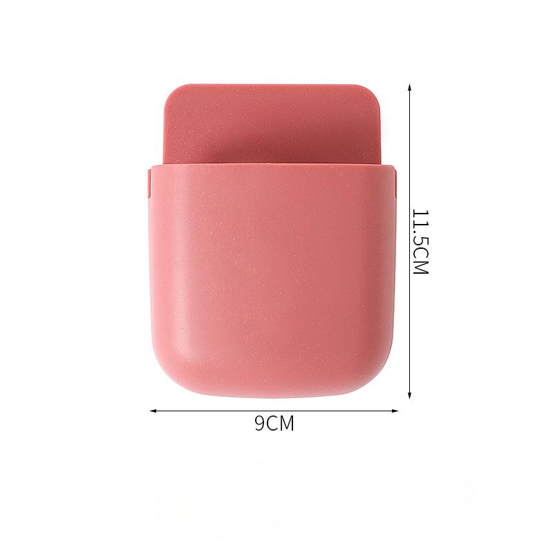 

Настенный подвесной ящик для телевизора, кондиционера, пульта дистанционного управления, настенный ящик для хранения, стеллаж для хранения мобильного телефона без перфорации 11.5*9cm бордовый