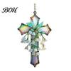 Sun Catcher for Window Lily of The Valley Suncatcher, Acrylic Stained Glass Style Hanging Elegant Home Decoration Ornament with Metal Chain,