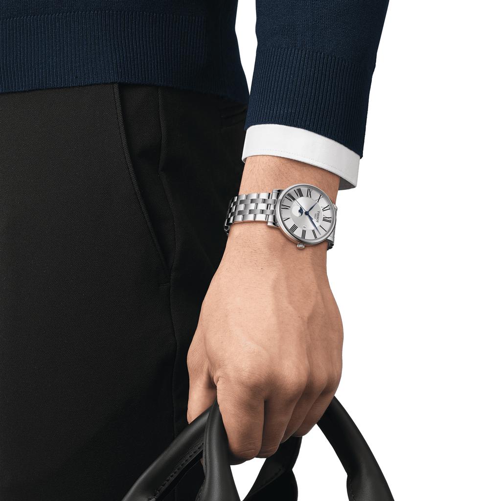 Tissot Stainless Steel silver Dial Men's Fashion Watch T122.423.11.033.00