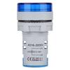 LED Voltmeter Signal Light Digital Display DC Voltage Meter Indicator Round Lamp Tester