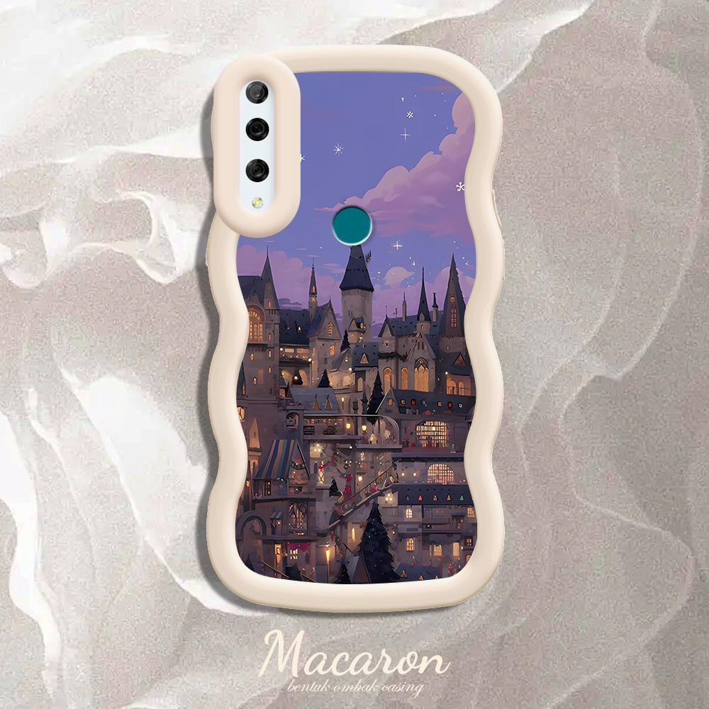 

Окрашенный узор Big Wave Edge Мягкий силиконовый материал Macaron чехол для телефона противоударный защитный резиновый чехол для iPhone Huawei Honor Infinix Tecno Tecno Pova 6 Neo белый