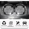 2Pcs Diamond Car Coaster Water Cup Slot Non-Slip Mat Silica Gel Pad Cup Holder Mat Car Gadget Bling Car Accessories for Woman