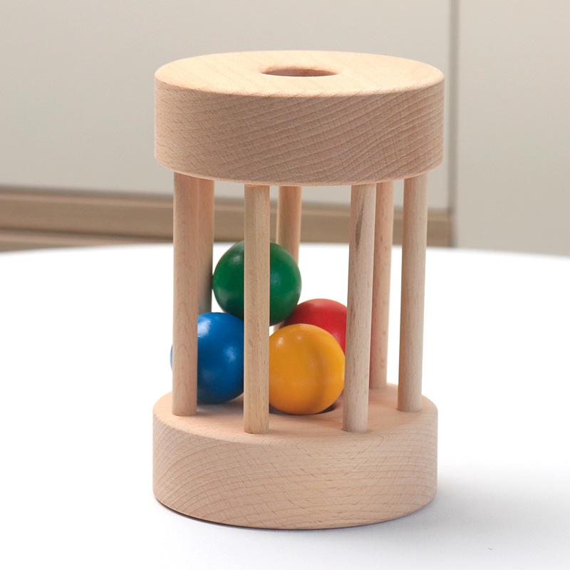 Wooden ball drawer goal box educational toys children's early education intellectual development coin box teaching aids